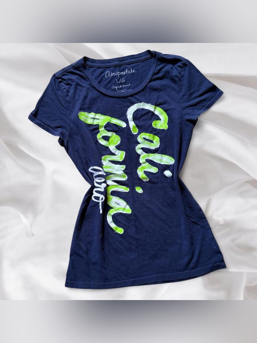 Aeropostale Navy Graphic Tee